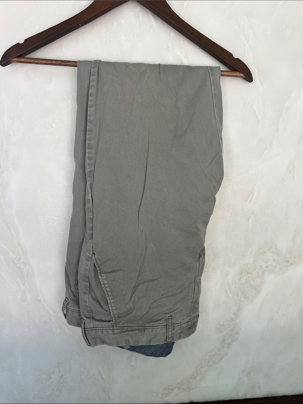 J. Crew Men's Olive Gray Chinos